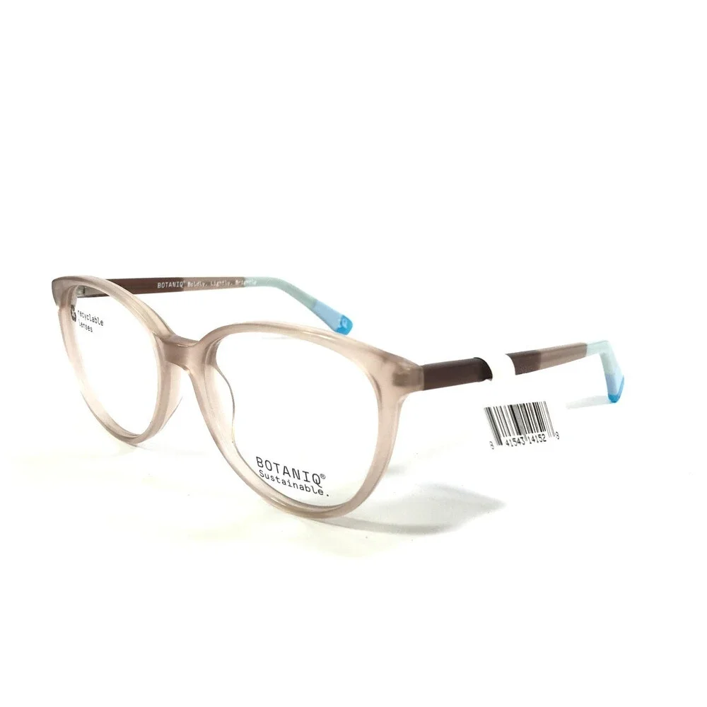 Botaniq Eyeglasses Frames 1006 C.103 Brown Crystal Cat Eye Full Rim 51-16-135